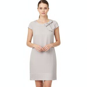 *H&M Grey Straight Cap Sleeve Dress